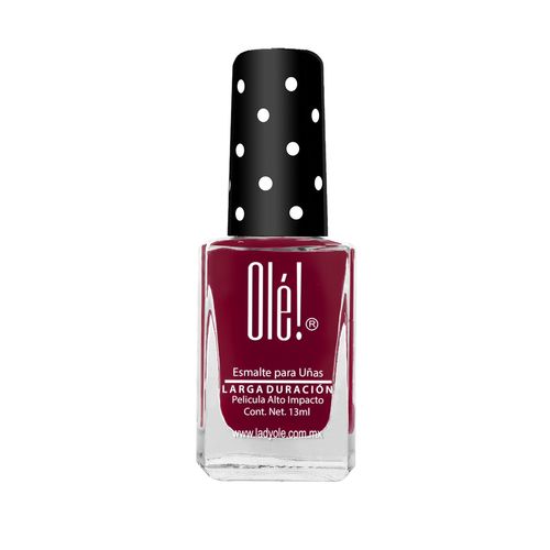 Esmalte de Uñas Olé! Cosmetics Larga Duración Rojo Frambuesa