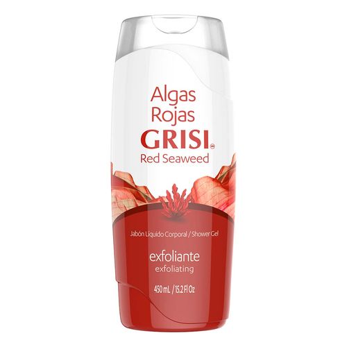 Jabón Líquido Corporal Grisi Algas Rojas Exfoliante 450ml