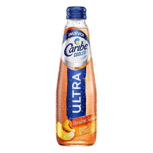 Cooler Caribe Cooler Ultra Durazno 300ml.