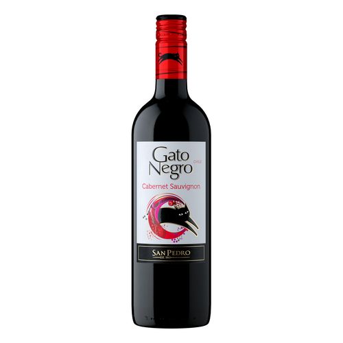Vino Tinto Chileno Gato Negro Cabernet Sauvignon 750ml.