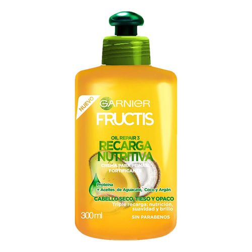 Crema para Peinar Garnier Fructis Oil Repair 3 Recarga Nutritiva 300ml