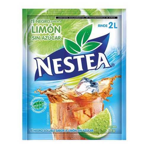Té Nestea Negro Sabor Limón Soluble 25g