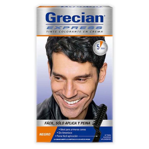 Tinte para Caballero Grecian Express Negro 80g