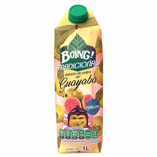 Bebida Boing Tradicional de Pulpa de Guayaba 1L