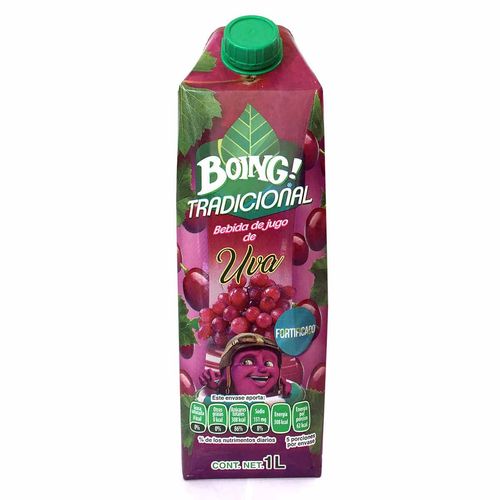 Bebida Boing Tradicional de Jugo de Uva 1L