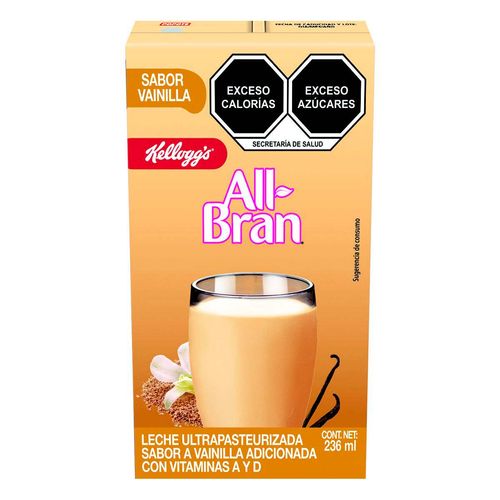 Producto Lácteo Kellogg's All-Bran Sabor Vainilla 236ml