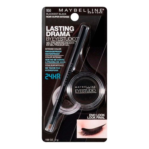 Delineador de Ojos Maybelline New York 950 Negro Super Intenso 3g