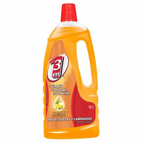 Limpiador de Pisos de Madera 3 en 1 Cítrico 1L