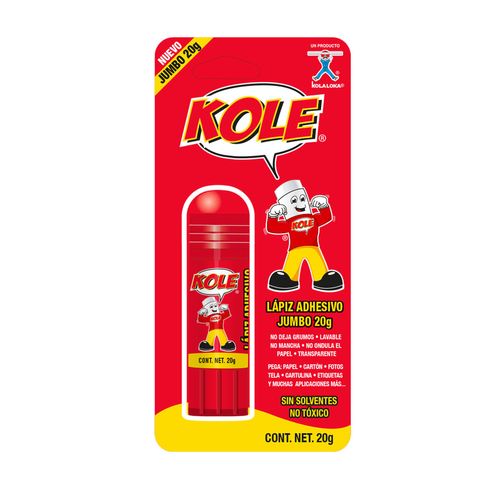 Lápiz Adhesivo Kola Jumbo 20g