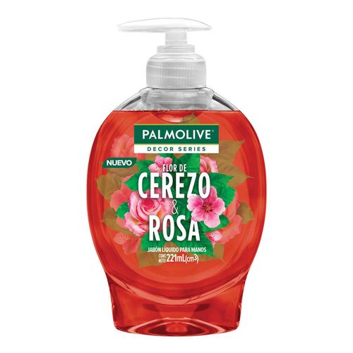 Jabón Líquido para Manos Palmolive Decor Series Flor de Cerezo y Rosa 221ml