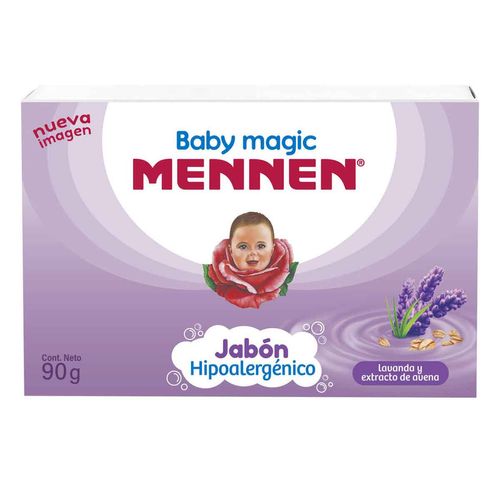 Jabón en Barra para Bebé Baby Magic Mennen Lavanda y Extracto de Avena 90g