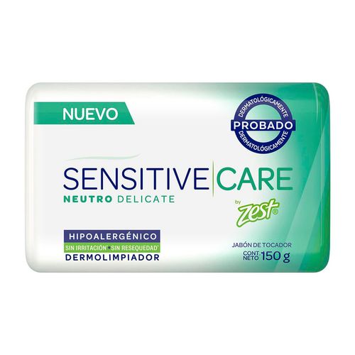 Jabón en Barra Zest Sensitive Care Neutro Delicate 150g