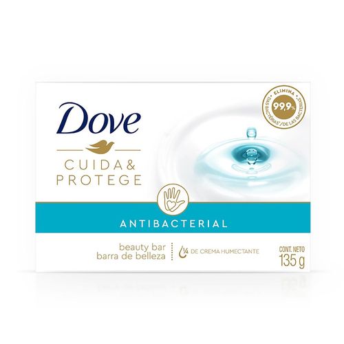 Jabón en Barra Dove Cuida & Protege Antibacterial 135g