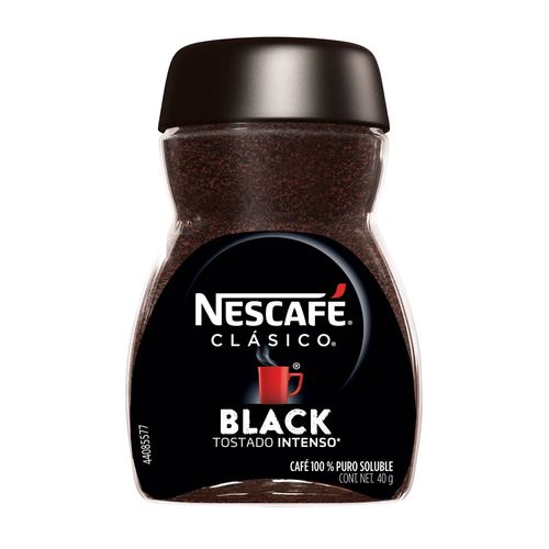 Café Soluble Nescafé Clásico Black Frasco 40g