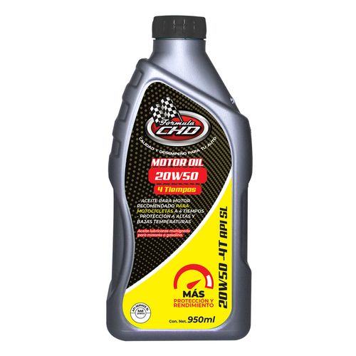 Aceite Formula Chd para Motocicletas 4T 946ml