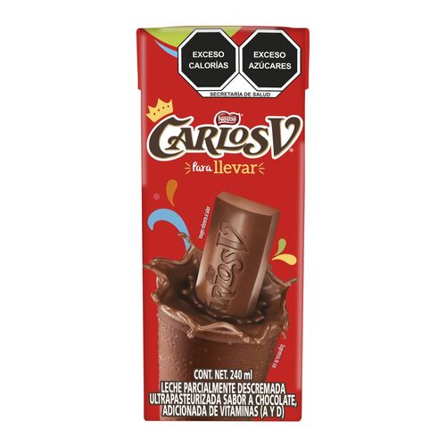 Leche Carlos V Sabor Chocolate 240ml