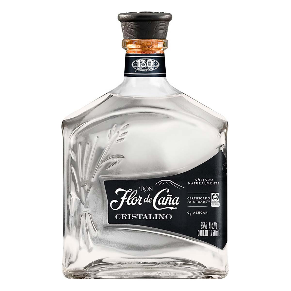 Ron Flor de Caña Cristalino 750ml | Chedraui