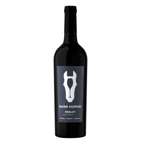 Vino Tinto Estadounidense Dark Horse Merlot 750ml.