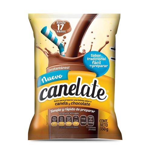 Chocolate Canelate Polvo 350g