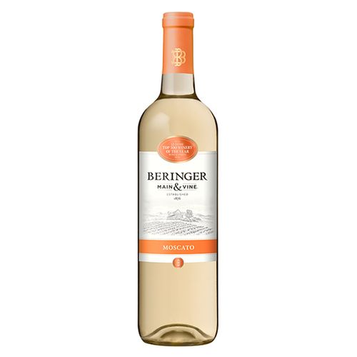 Vino Blanco Estadounidense Beringer Main & Vine Moscato 750 ml.