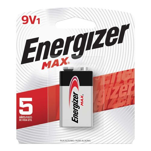 Pila Alcalinas Energizer Max 9V 1 Pieza