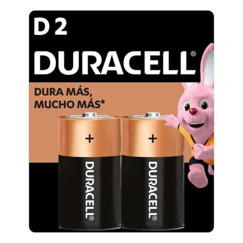 Duracell Pilas Alcalinas D con 2 Piezas