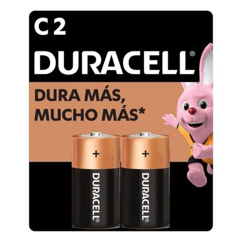 Duracell Pilas Alcalinas C con 2 Piezas