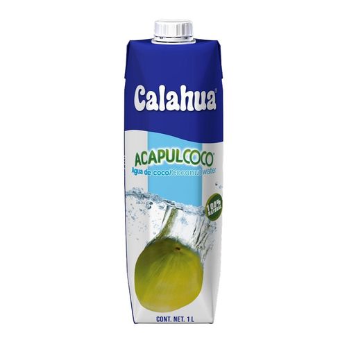 Agua de Coco Natural Calahua Acapulcoco 1000 ml