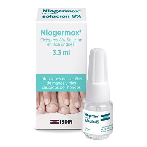 Solución Isdin Niogermox 8% 3.3 ml