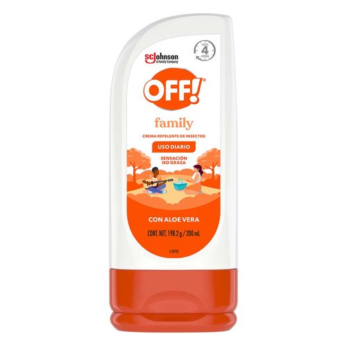 Repelente de Mosquitos en Crema Off! Family 200ml