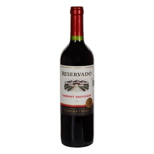 Vino Tinto Chileno Reservado Cabernet Sauvignon 750ml.