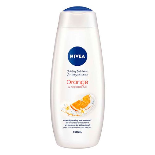 Jabón Líquido Corporal Nivea con Esencia de Naranja y Aceite de Aguacate 500ml