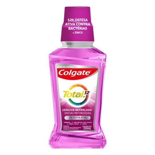 Enjuague Bucal Colgate Total 12 Encías Reforzadas Antibacterial 250ml