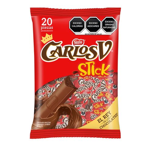 Chocolate Carlos V Original Stick 20 piezas de 8g