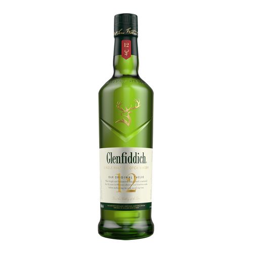 Whisky Glenfiddich 12 Años 750ml.