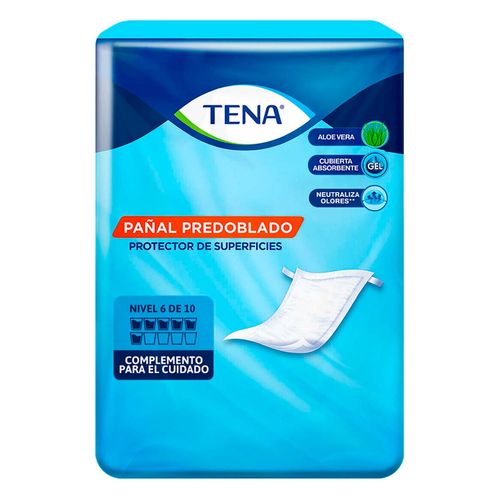 Protector de Cama Predoblado Tena 10 Piezas