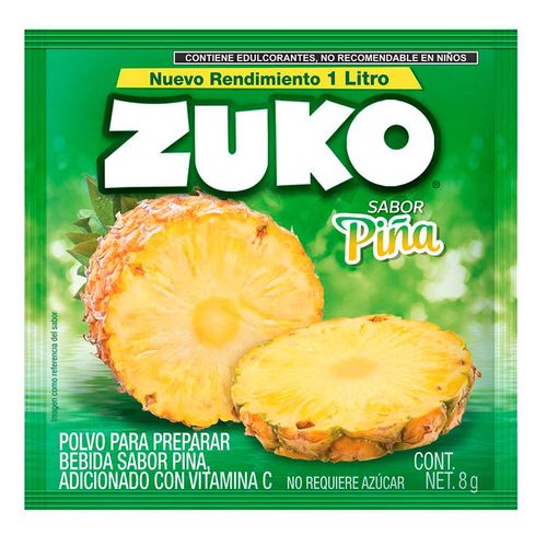 Saborizante ZUKO sabor piña de 8g
