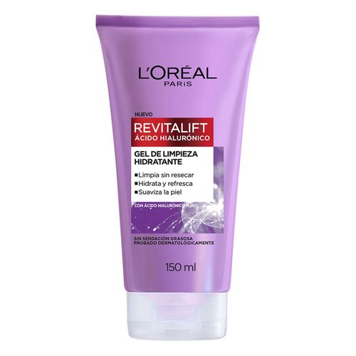 Gel de Limpieza Hidratante L’Oréal Paris Revitalift Ácido Hialurónico 150ml