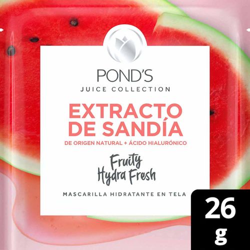 Mascarilla Facial en Tela Pond's Fruity Hydra Fresh Sandia 26g