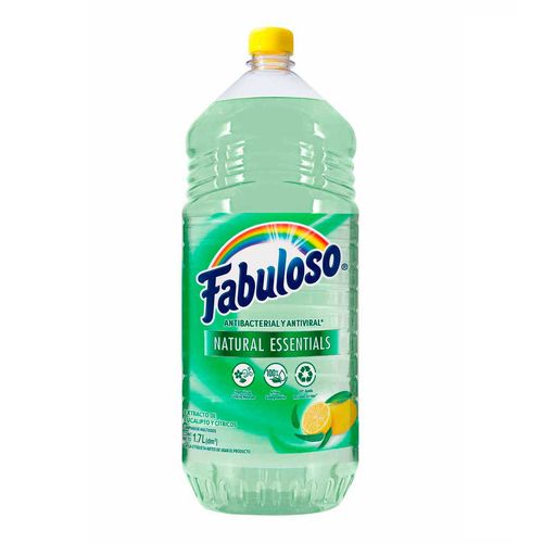 Limpiador Multiusos Líquido Fabuloso Natural Essentials Eucalipto Cítricos 1.7L
