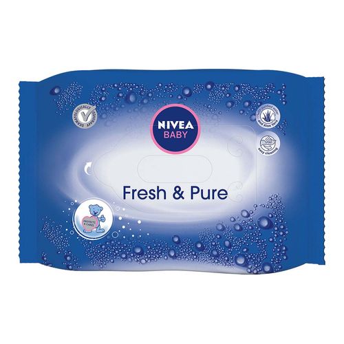 Toallitas Húmedas para Bebé NIVEA Baby Fresh & Pure 63 Toallitas
