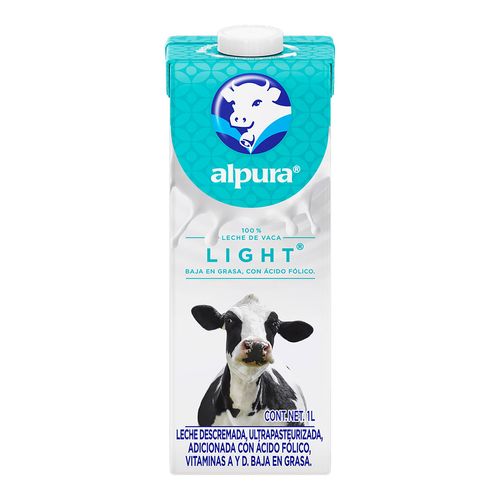 Leche Alpura Light Ultra pasteurizada 1L