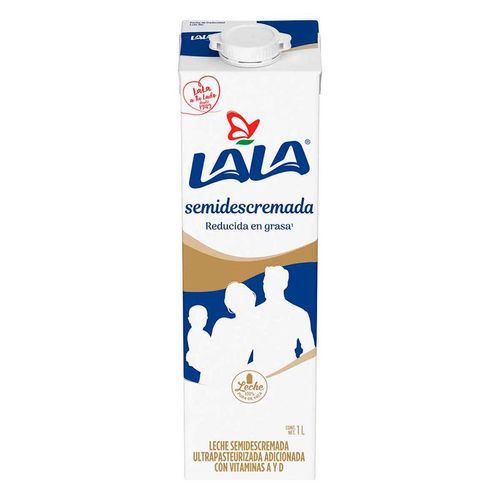 Leche Lala Semidescremada 1L