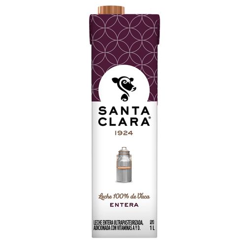 Leche Santa Clara Entera 1L