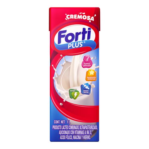 Producto Lácteo combinado ultra pasteurizado Forti Plus Regular 1L
