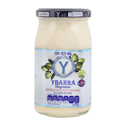 Mayonesa Ybarra con Aceite Oliva Sin Grasas 400g