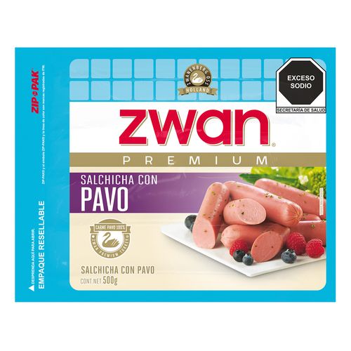 Salchicha Zwan Pavo 500g