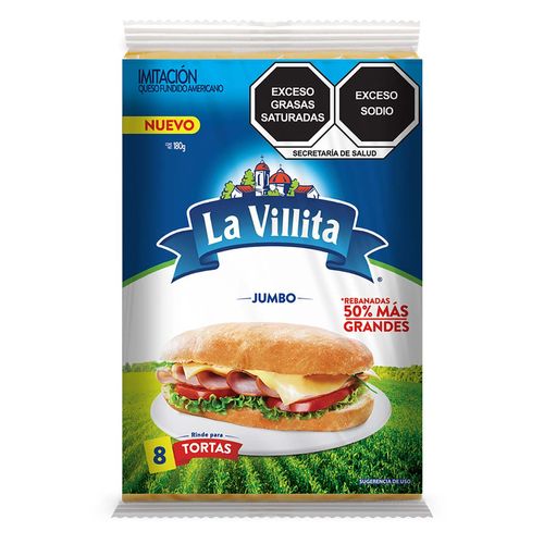 Queso La Villita Americano Jumbo 180g