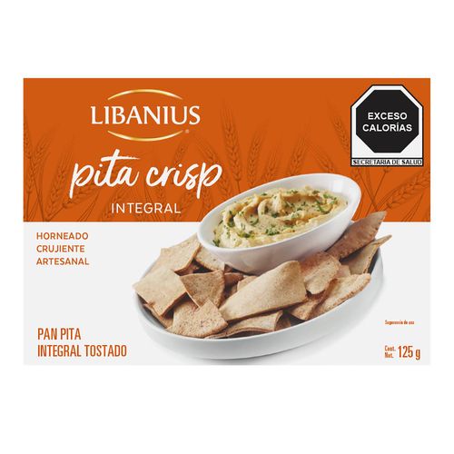 Pita Crisp Libanius Integral 125g