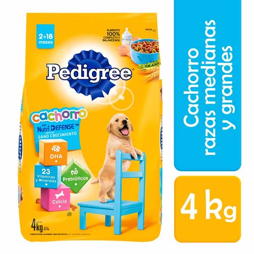 Alimento Seco para Perros Pedigree Cachorro 4kg